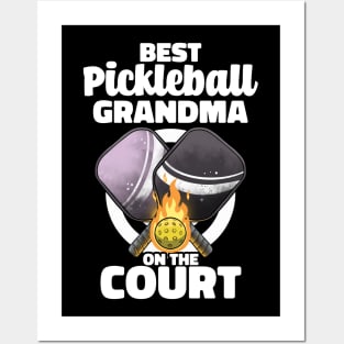 Best Pickleball Grandma Paddle Pickleballer Lucky Pickleball Posters and Art